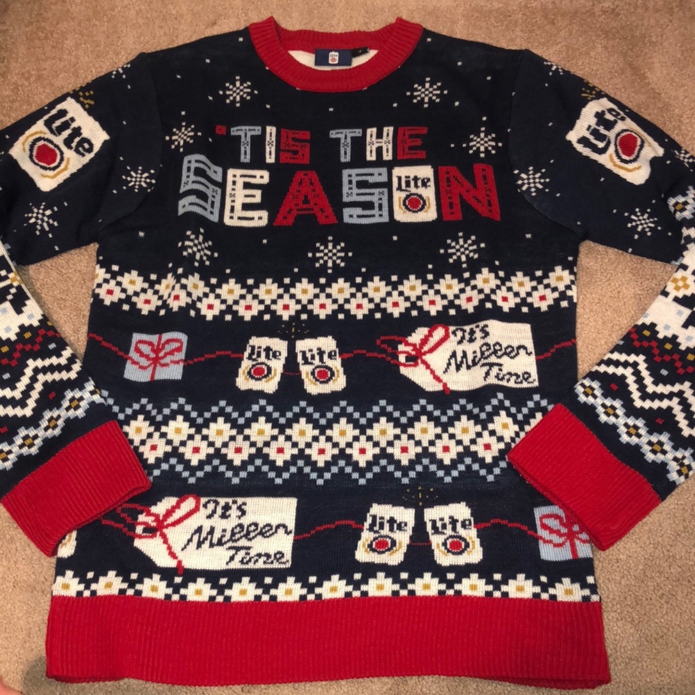 NWOT Miller Lite Beer Sweater!!